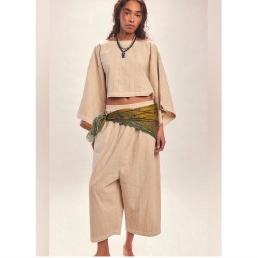FREE EST CHECK ME OUT PANTS SET NEUTRAL